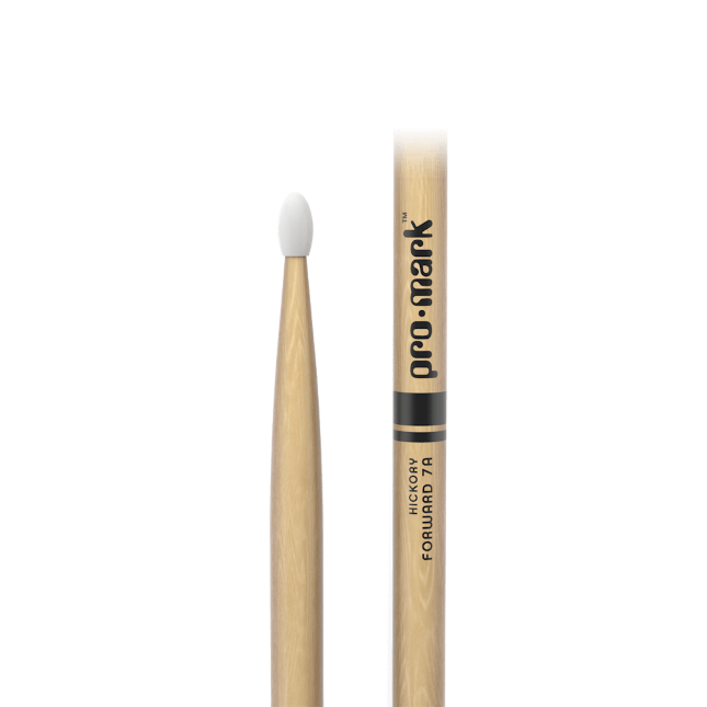 Classic Forward 7A Hickory Drumstick, Oval Nylon Tip