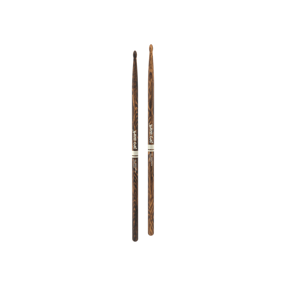 ProMark Classic Forward 7A FireGrain Hickory Drumstick, Oval Wood Tip