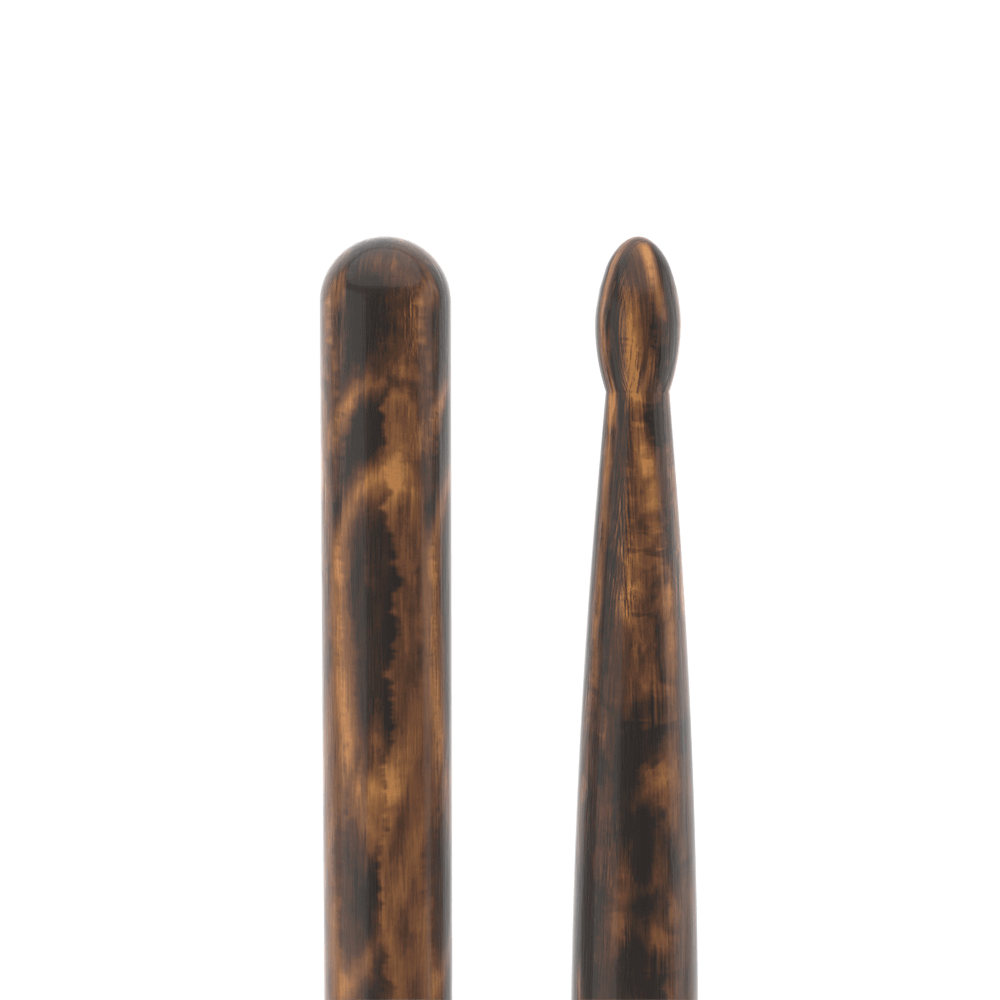 ProMark Classic Forward 7A FireGrain Hickory Drumstick, Oval Wood Tip