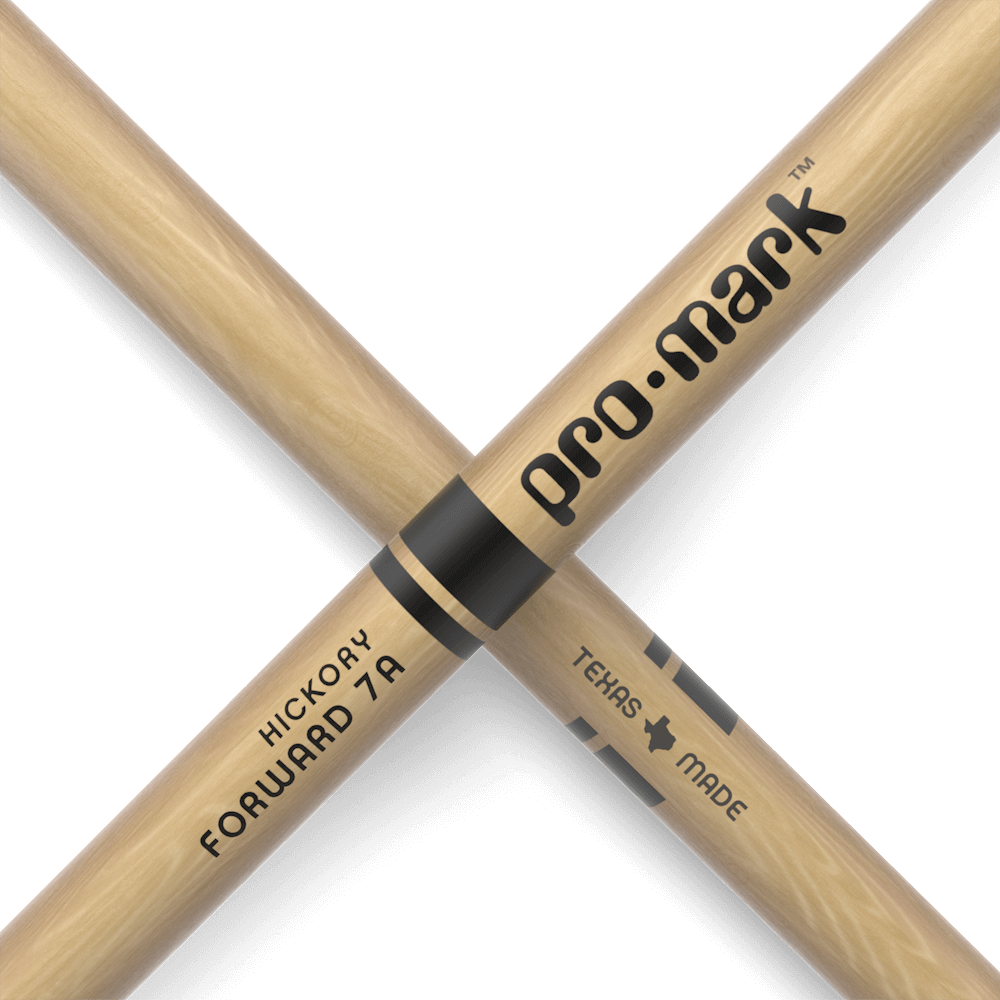 Promark Forward 7A ActiveGrip Clear Drumsticks 
