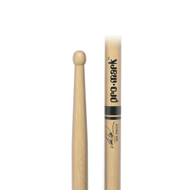 Ian Paice 808 Hickory Drumstick, Wood Tip