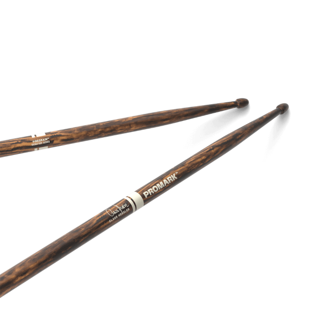 ProMark Claus Hessler ActiveGrip Clear, FireGrain Hickory Drumstick, Wood Tip