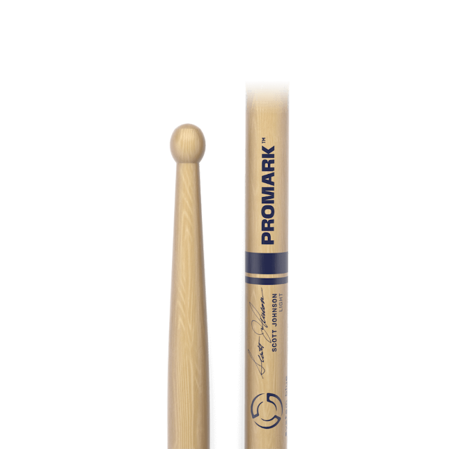Scott Johnson Light Hickory Drumstick, Wood Tip