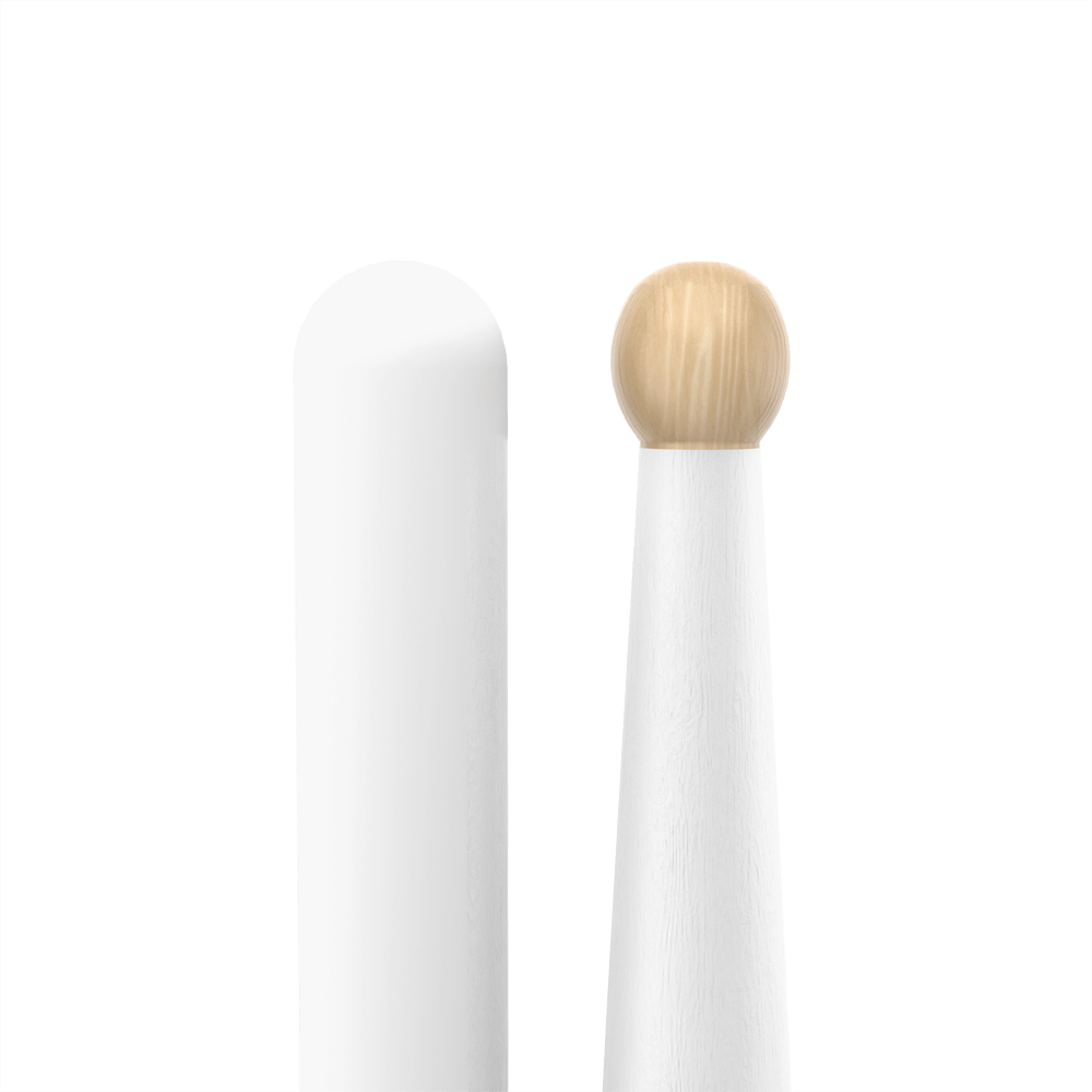 ProMark Scott Johnson Painted White Hickory Drumstick, Wood Tip
