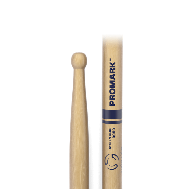 System Blue DC50 Hickory Drumstick, Wood Tip