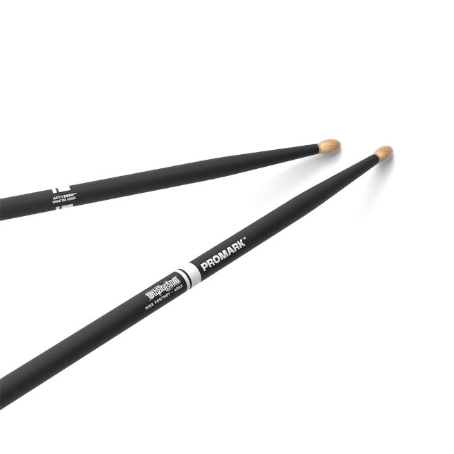ProMark Mike Portnoy 420X ActiveGrip Hickory Drumstick, Wood Tip