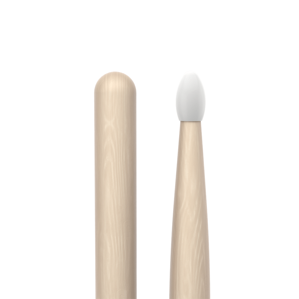 ProMark Classic Forward 747 Raw Hickory Drumstick, Oval Nylon Tip