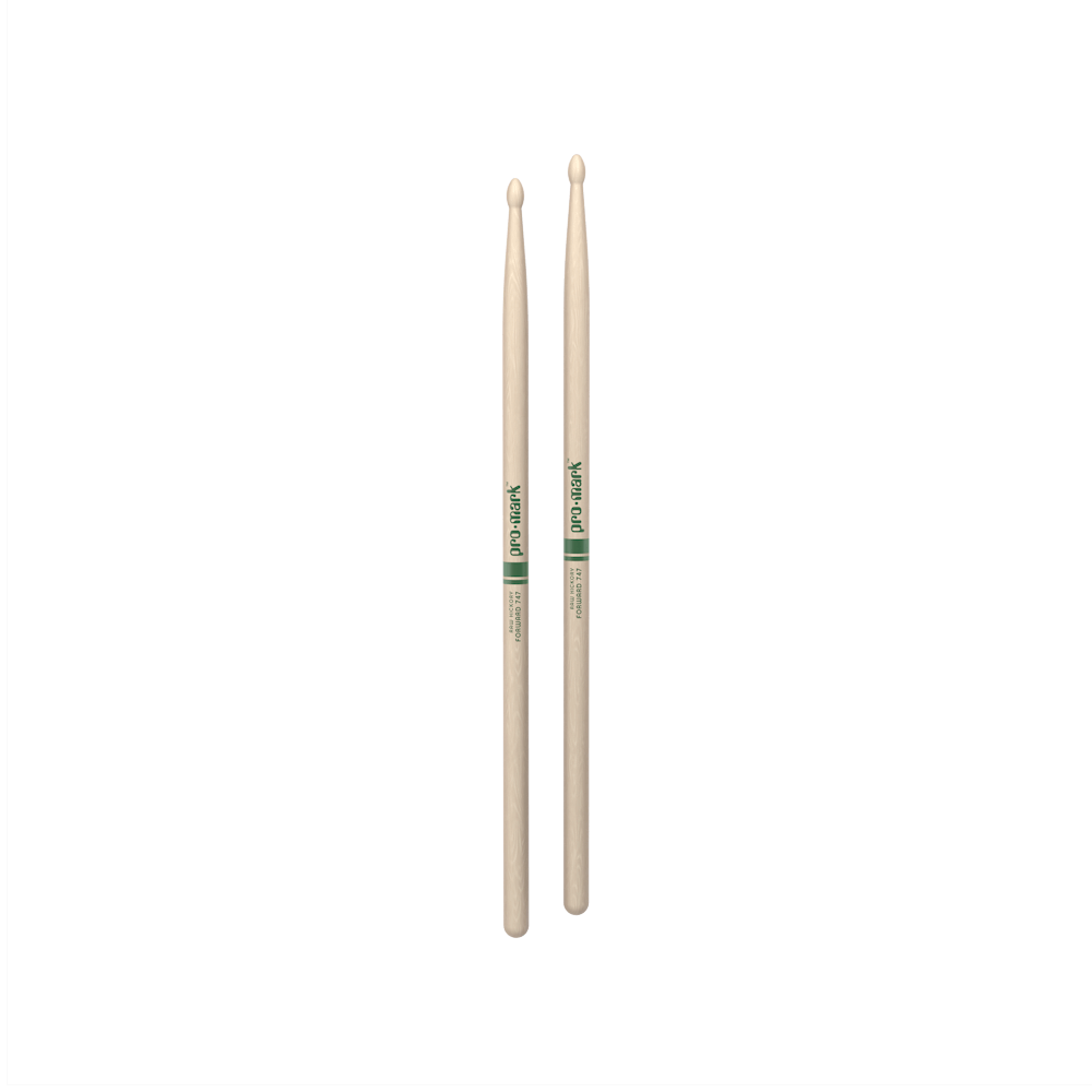 ProMark Classic Forward 747 Raw Hickory Drumstick, Oval Wood Tip