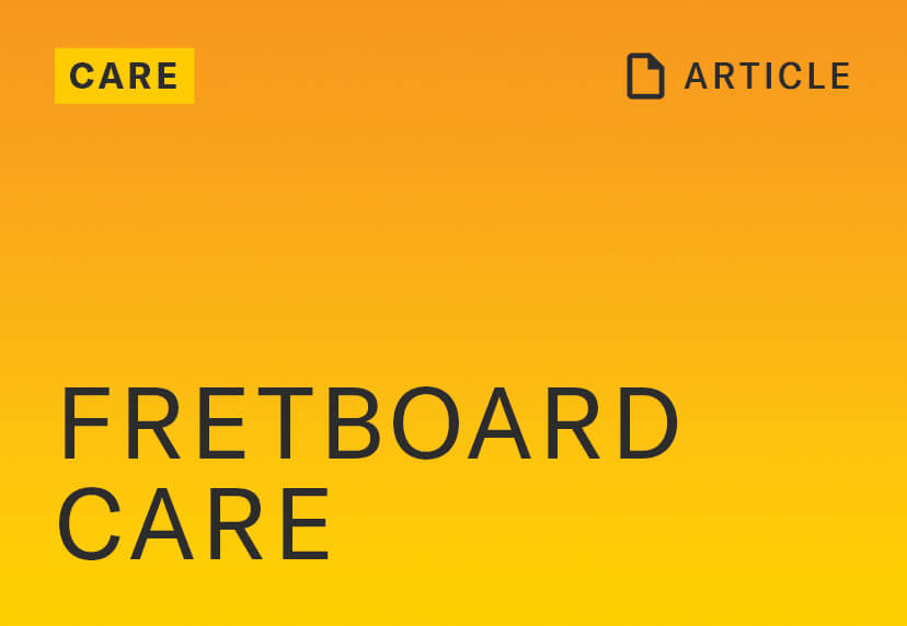 Guitar fretboard care