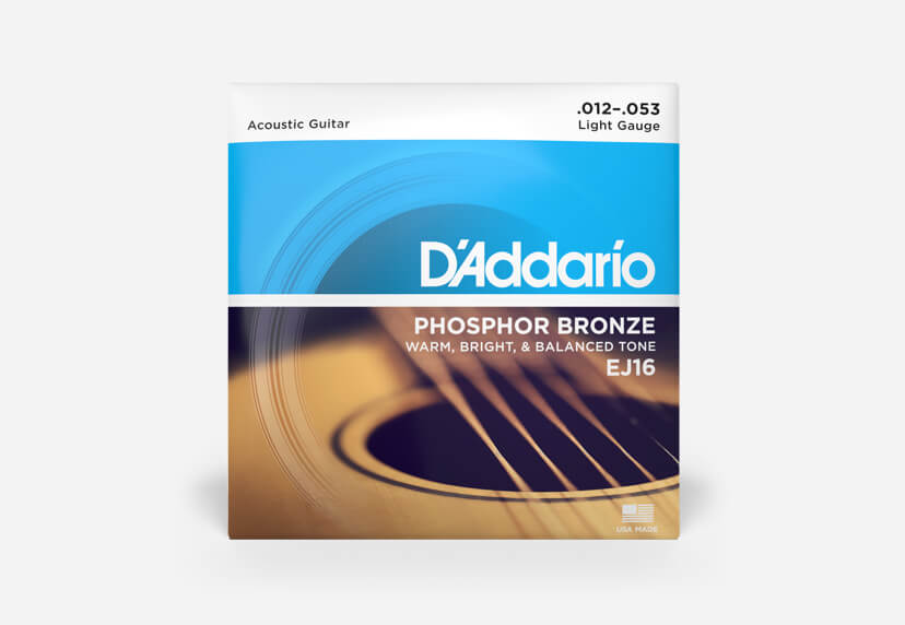 EJ16 Phosphor bronze guitar strings
