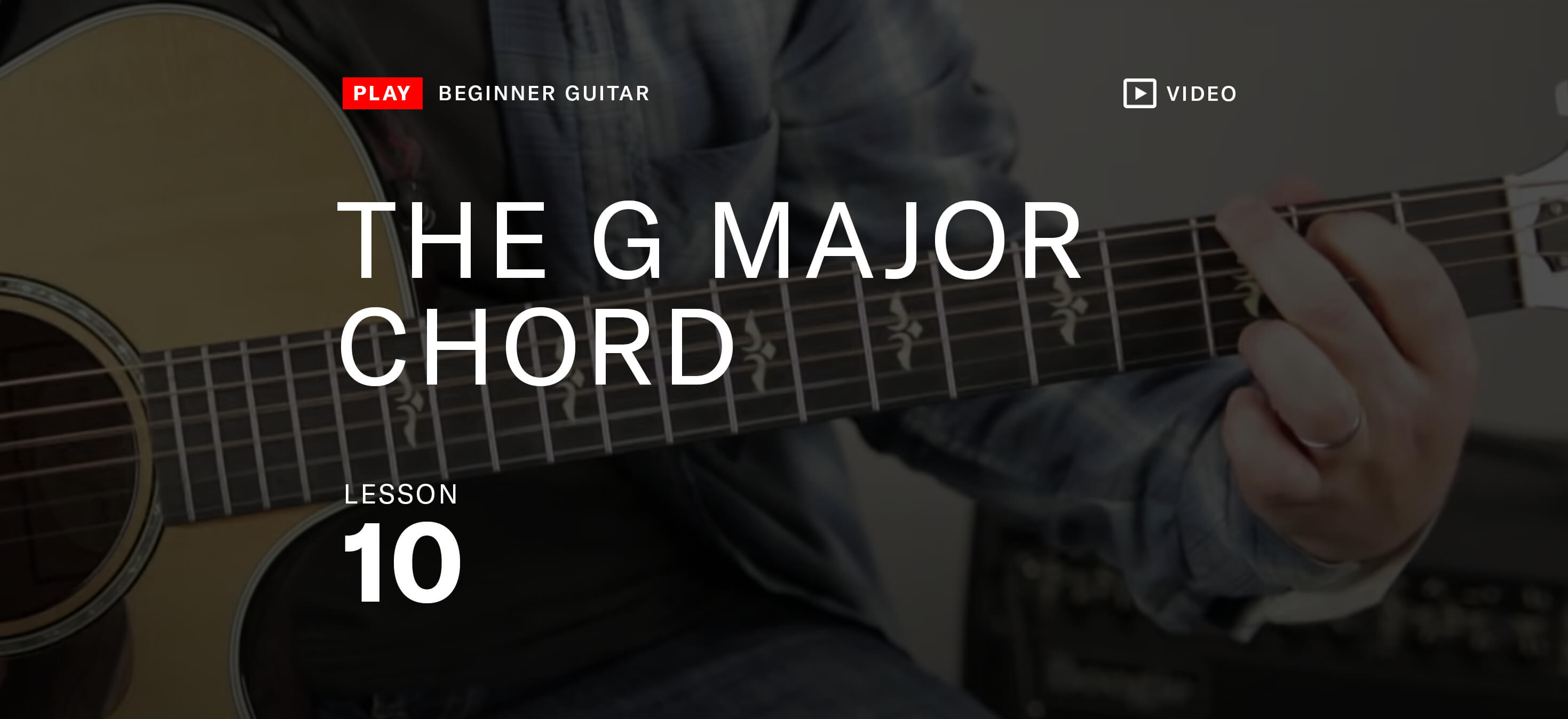 the G major chord thumbnail