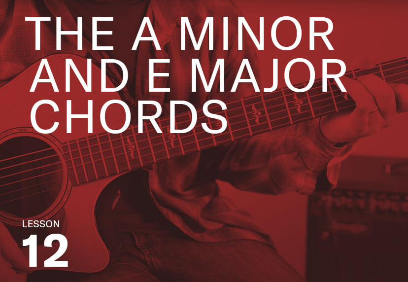 The A minor and E major chords thumbnail