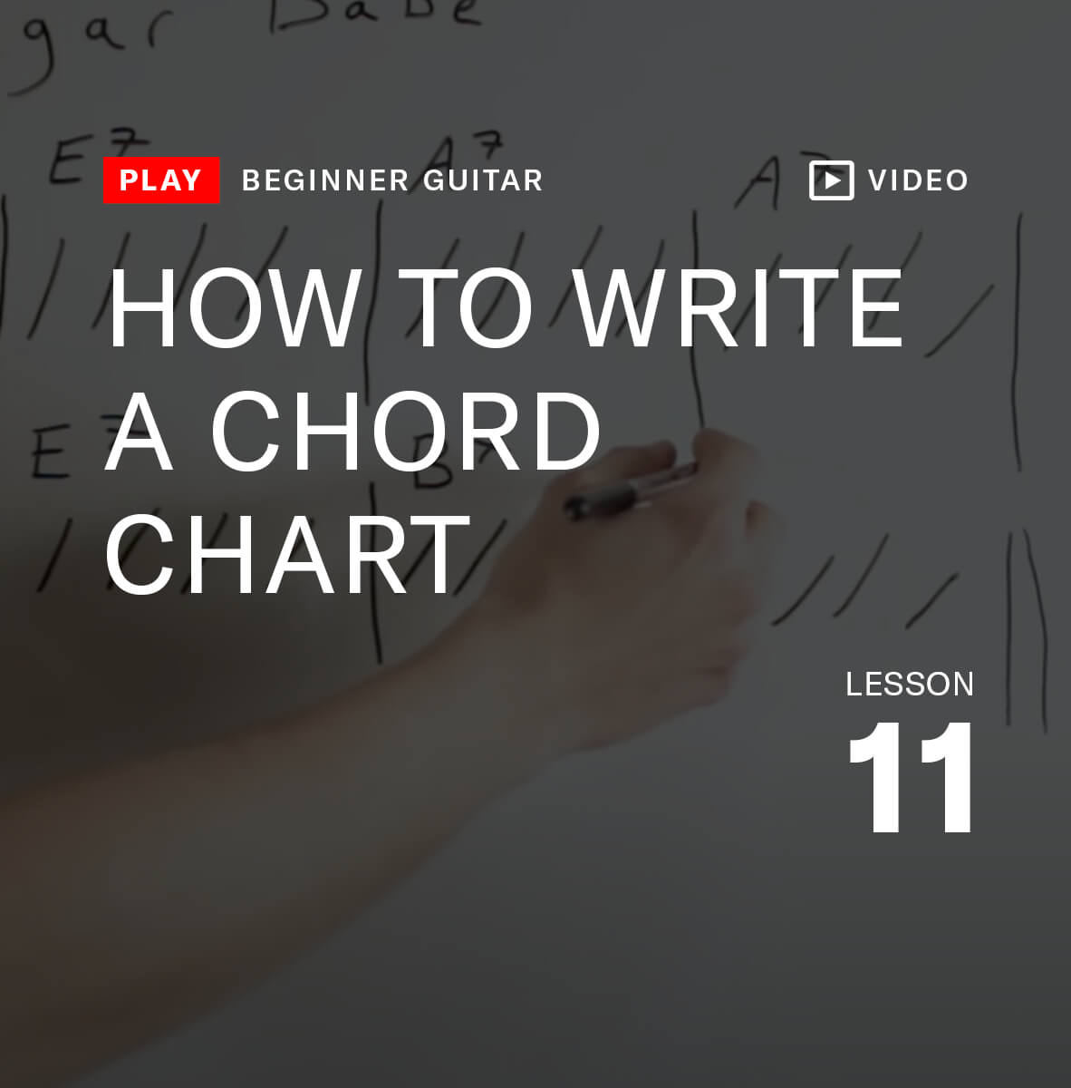 how to write a chord chart