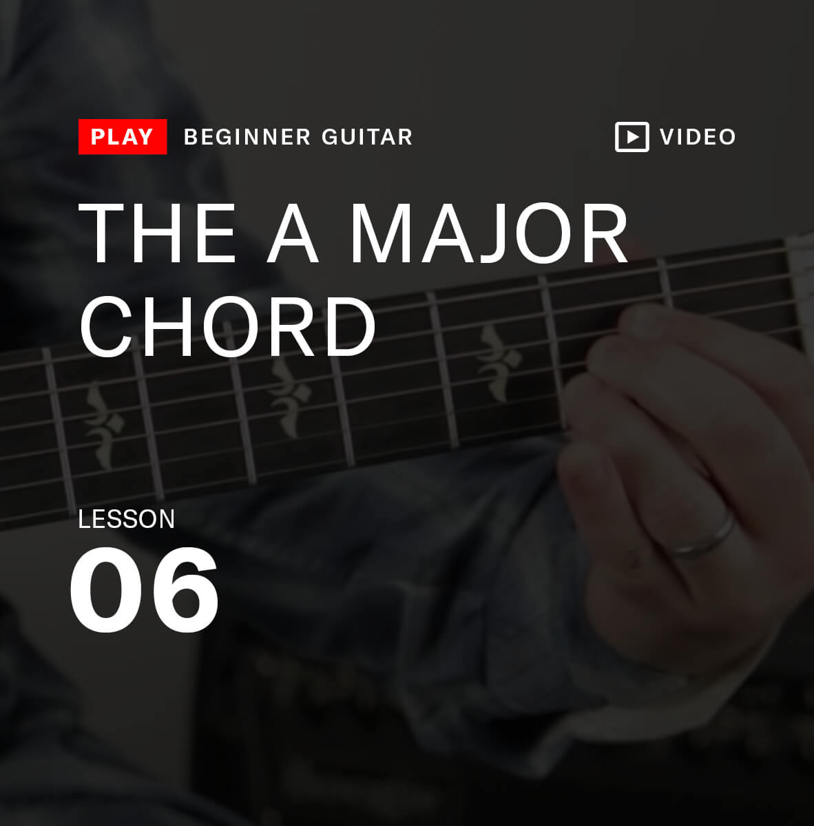The A major chord