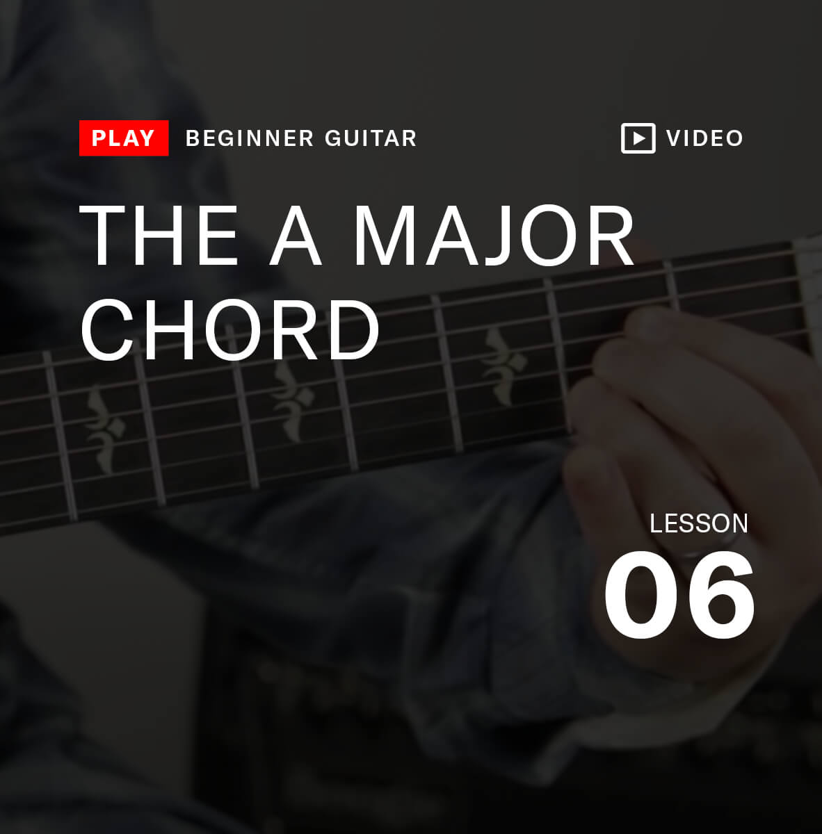 The A major chord