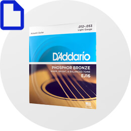 Phosphor Bronze Acoustic Guitar Strings