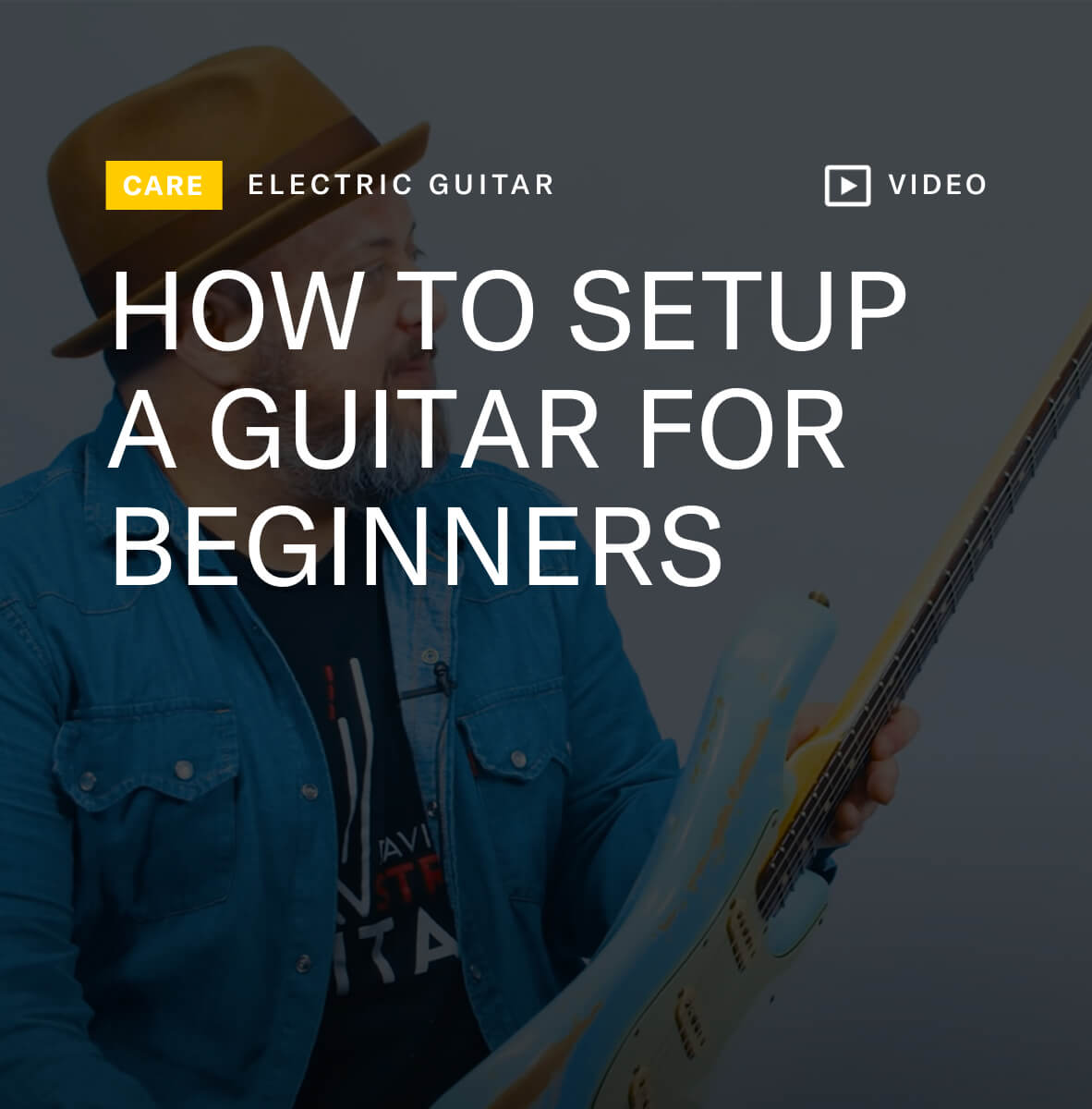 How to setup a guitar for beginners
