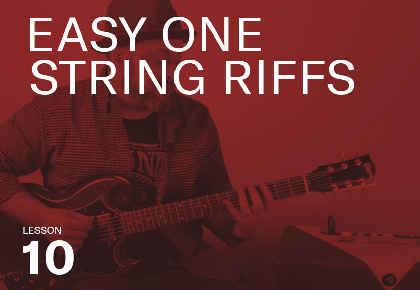 Easy one string riffs