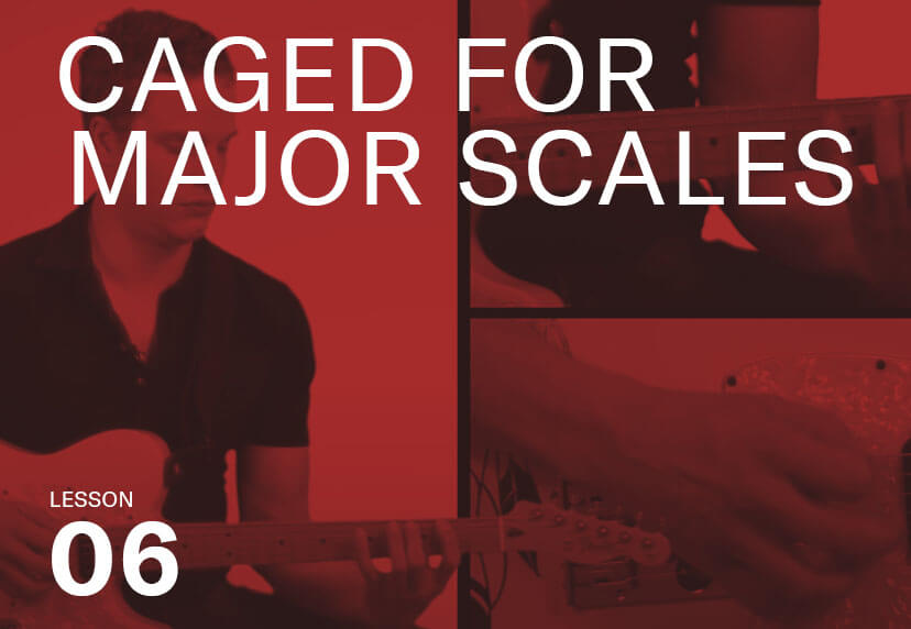 CAGED For Major Scales