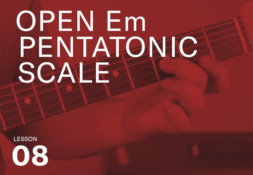 Open Em pentatonic scale