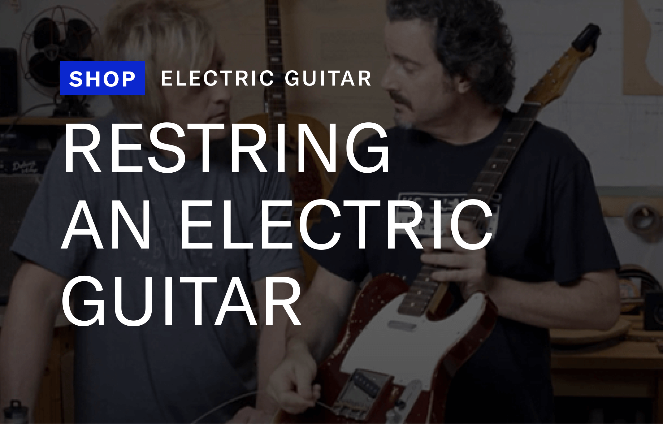 HOW TO STRING AN ELECTRIC GUITAR