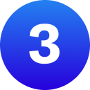 Blue #3 icon