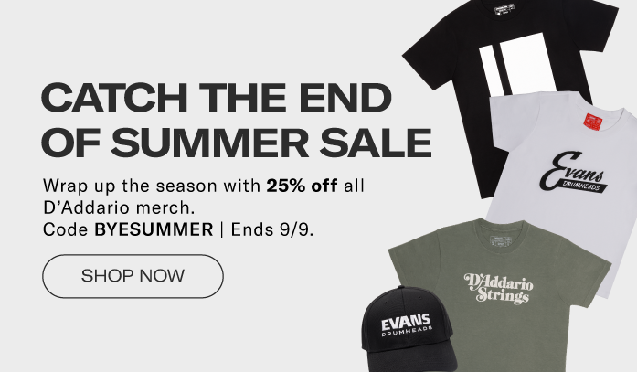25% off merch