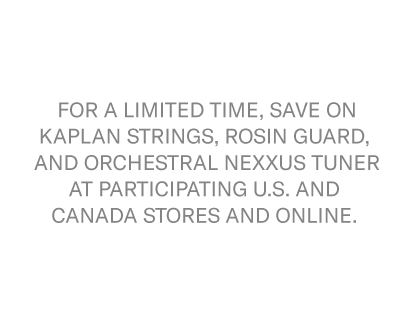 Kaplan Strings, Rosin Guard and Orchestral Tuner Sale