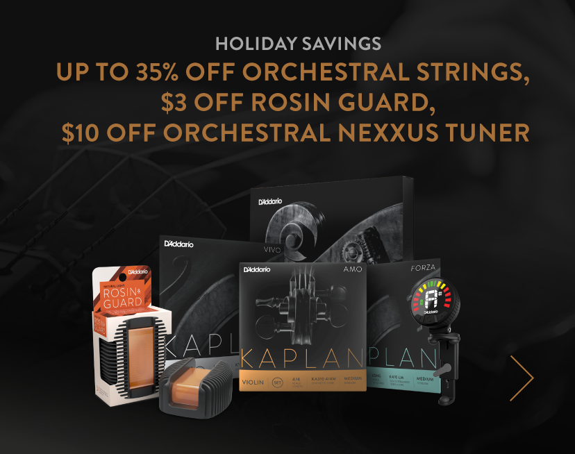 Kaplan Strings, Nexxus Tuners and Rosin Guard Sale