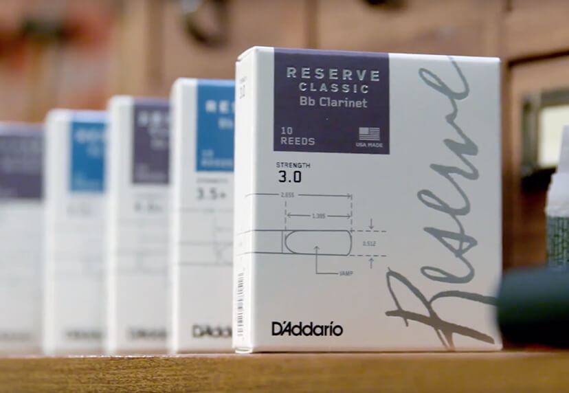 Reserve classic clarinet reed