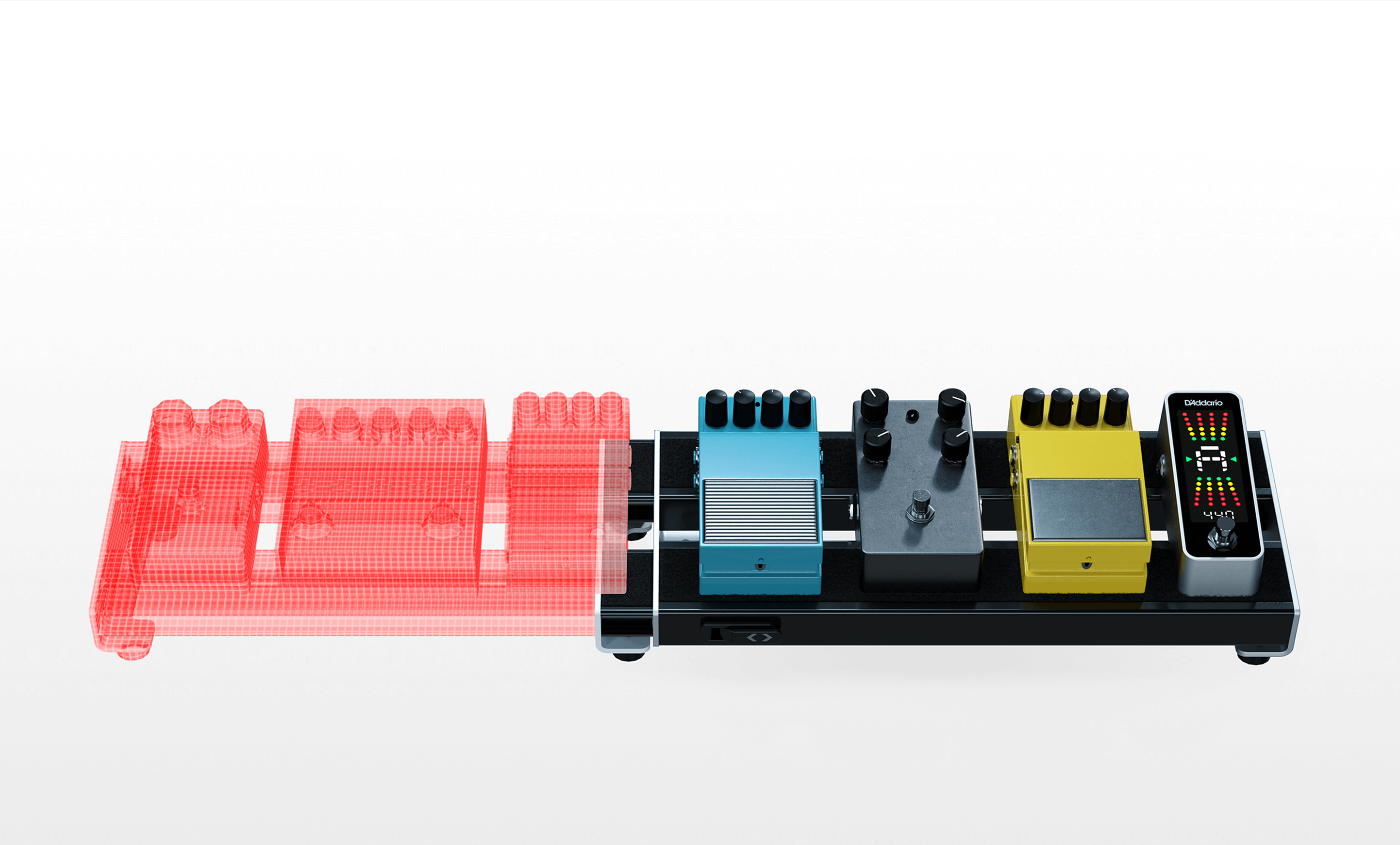 Expandable pedalboard