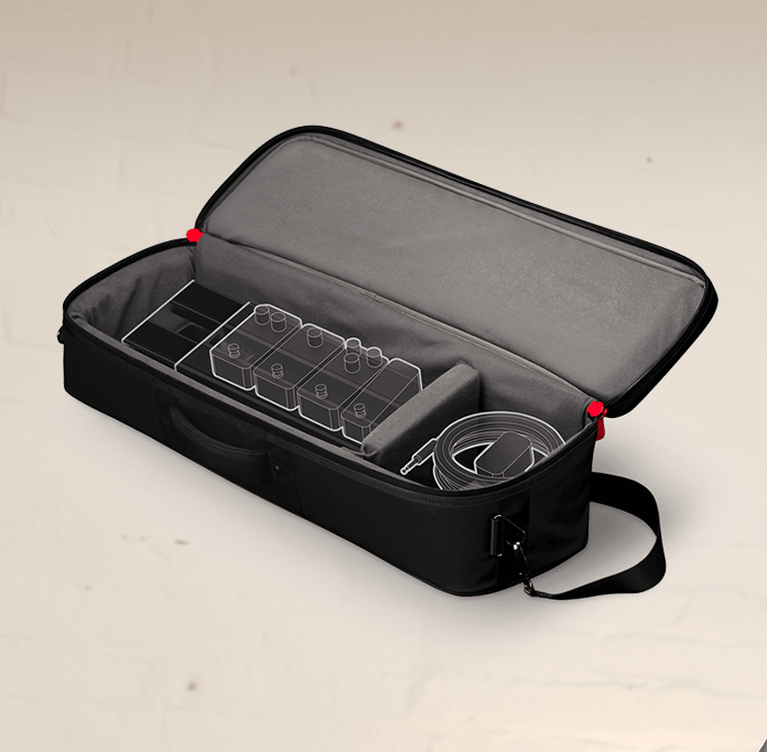 Pedalboard transport case
